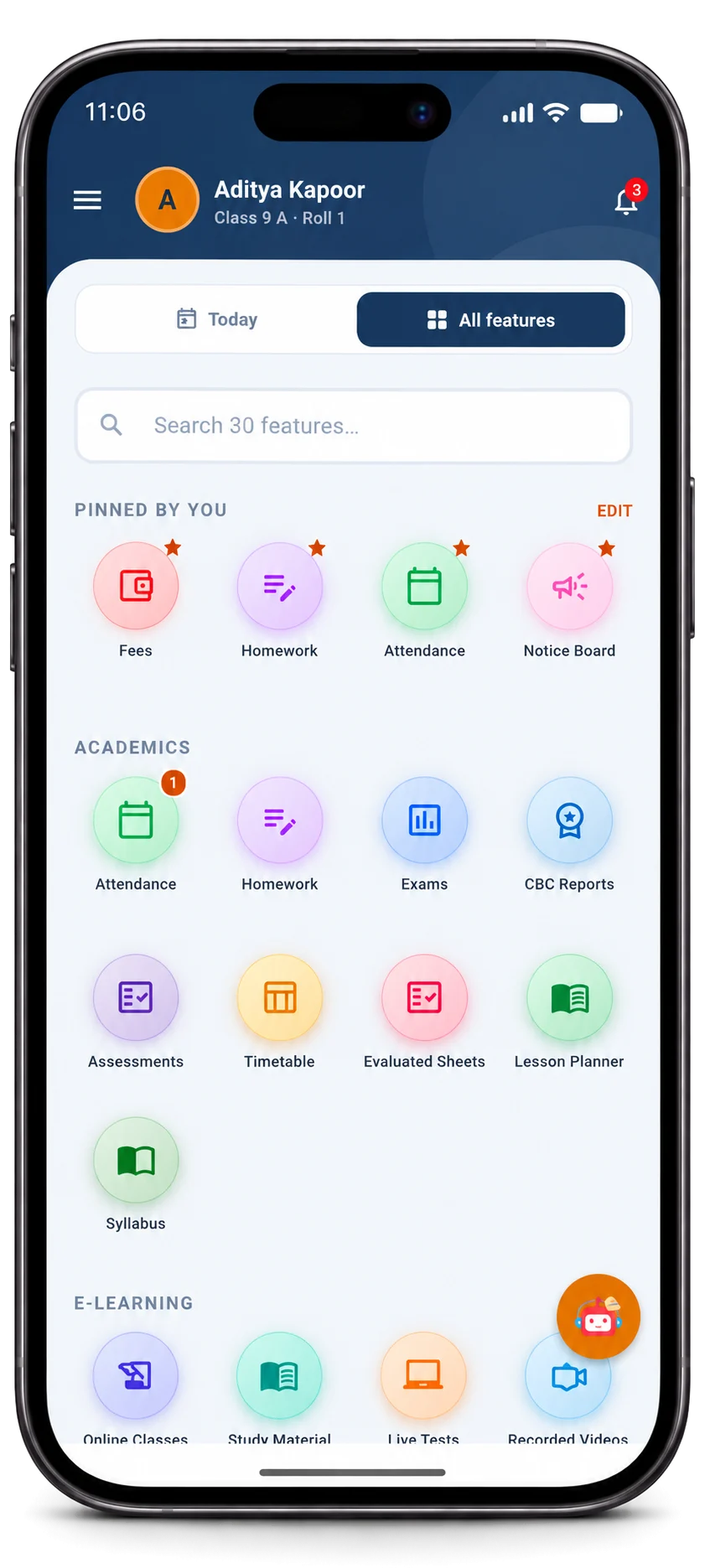 SchoolAlgo parent app